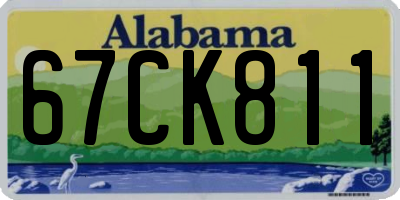 AL license plate 67CK811