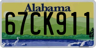 AL license plate 67CK911