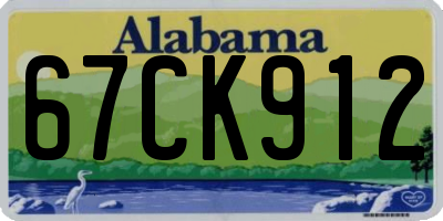 AL license plate 67CK912