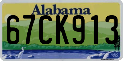 AL license plate 67CK913