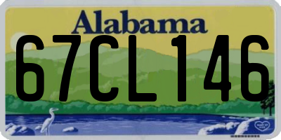 AL license plate 67CL146
