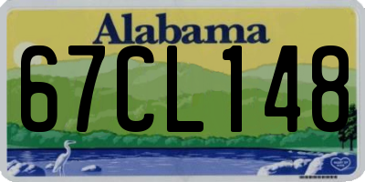 AL license plate 67CL148
