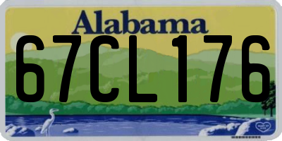 AL license plate 67CL176