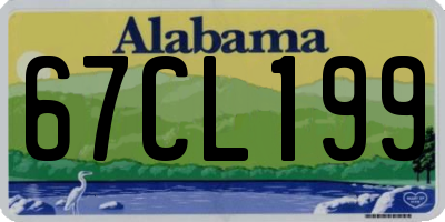 AL license plate 67CL199