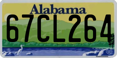 AL license plate 67CL264