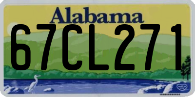 AL license plate 67CL271