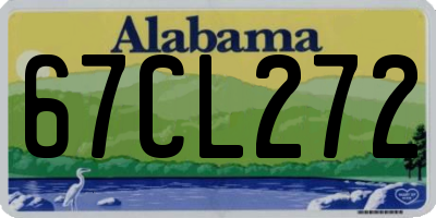 AL license plate 67CL272