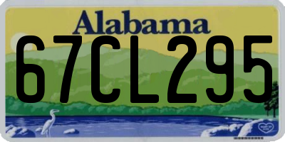 AL license plate 67CL295