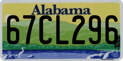 AL license plate 67CL296