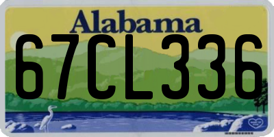 AL license plate 67CL336