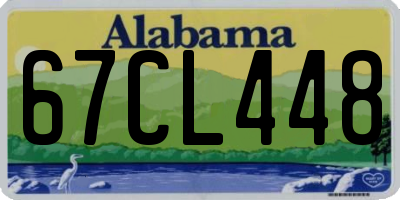 AL license plate 67CL448