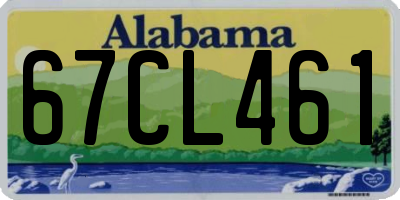AL license plate 67CL461
