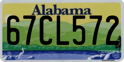 AL license plate 67CL572