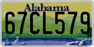 AL license plate 67CL579