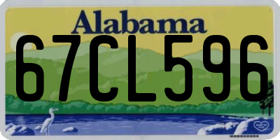 AL license plate 67CL596
