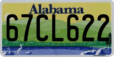 AL license plate 67CL622