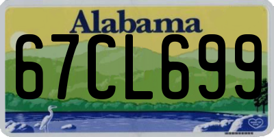 AL license plate 67CL699