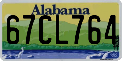AL license plate 67CL764