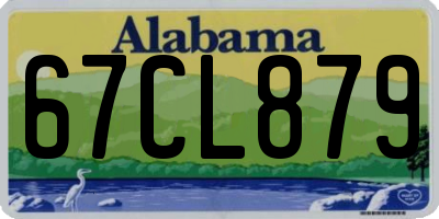 AL license plate 67CL879