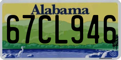 AL license plate 67CL946