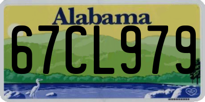 AL license plate 67CL979