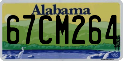 AL license plate 67CM264