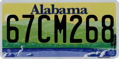 AL license plate 67CM268