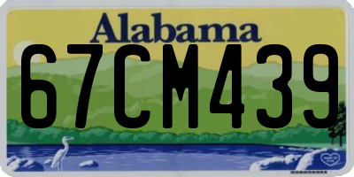 AL license plate 67CM439