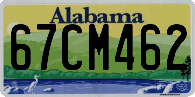 AL license plate 67CM462