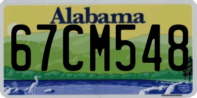 AL license plate 67CM548