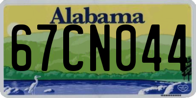 AL license plate 67CN044