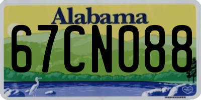 AL license plate 67CN088