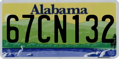 AL license plate 67CN132
