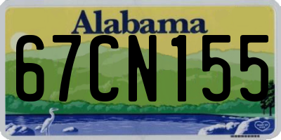 AL license plate 67CN155