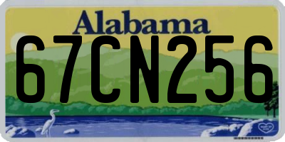 AL license plate 67CN256