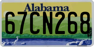 AL license plate 67CN268