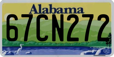 AL license plate 67CN272