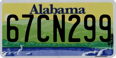 AL license plate 67CN299