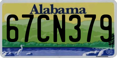 AL license plate 67CN379