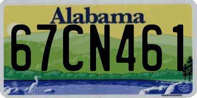 AL license plate 67CN461