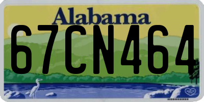AL license plate 67CN464