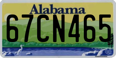 AL license plate 67CN465