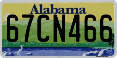 AL license plate 67CN466