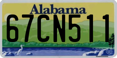 AL license plate 67CN511