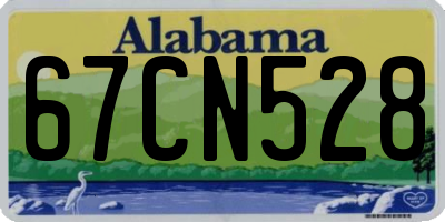 AL license plate 67CN528