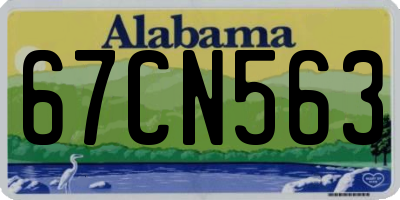 AL license plate 67CN563