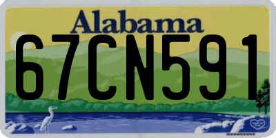 AL license plate 67CN591