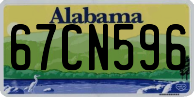 AL license plate 67CN596