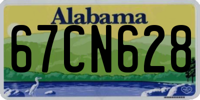 AL license plate 67CN628