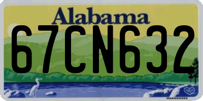 AL license plate 67CN632